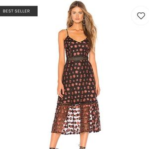 Jack by BB Dakota magic hour floral appliqué dress